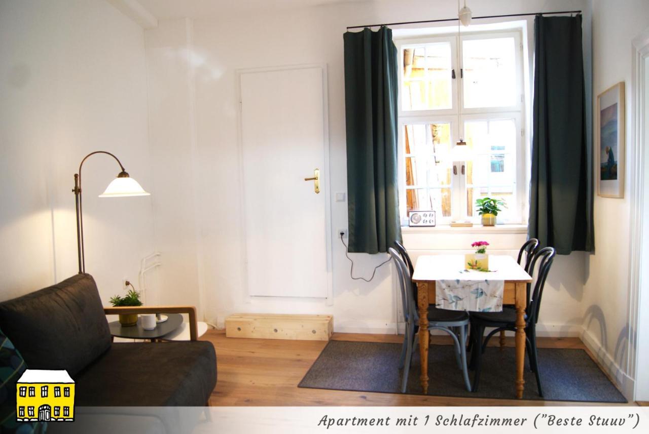 Das Gelbe Haus - Drei Besondere Ferienwohnungen Flensburg Zewnętrze zdjęcie