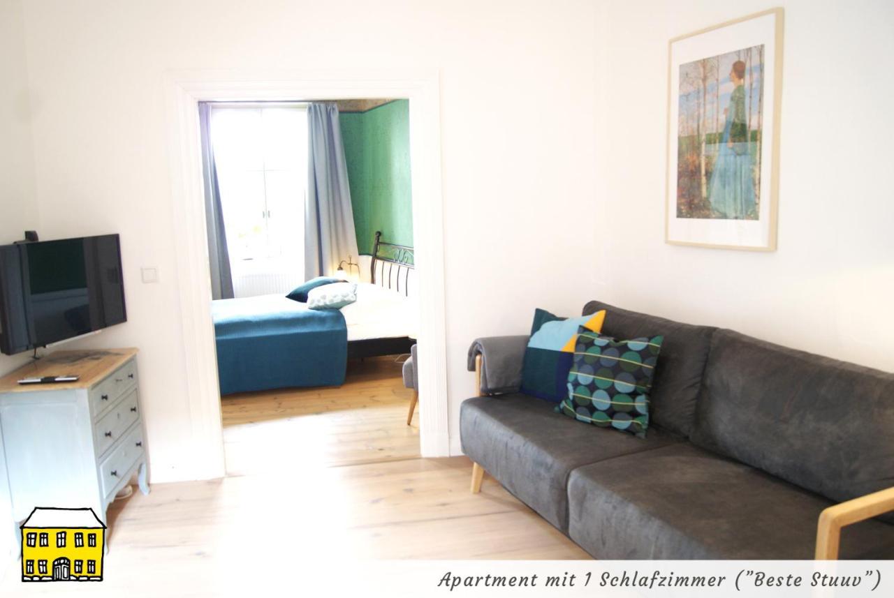 Das Gelbe Haus - Drei Besondere Ferienwohnungen Flensburg Zewnętrze zdjęcie