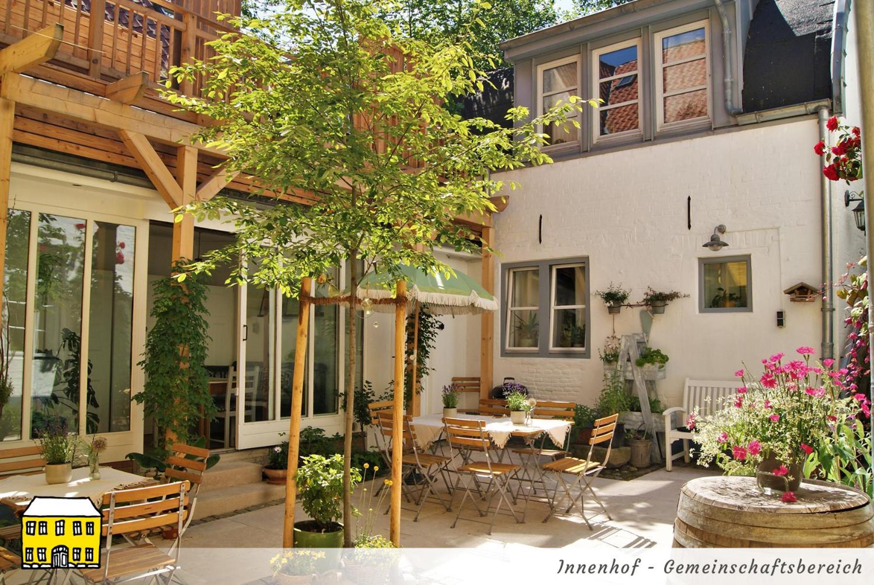 Das Gelbe Haus - Drei Besondere Ferienwohnungen Flensburg Zewnętrze zdjęcie